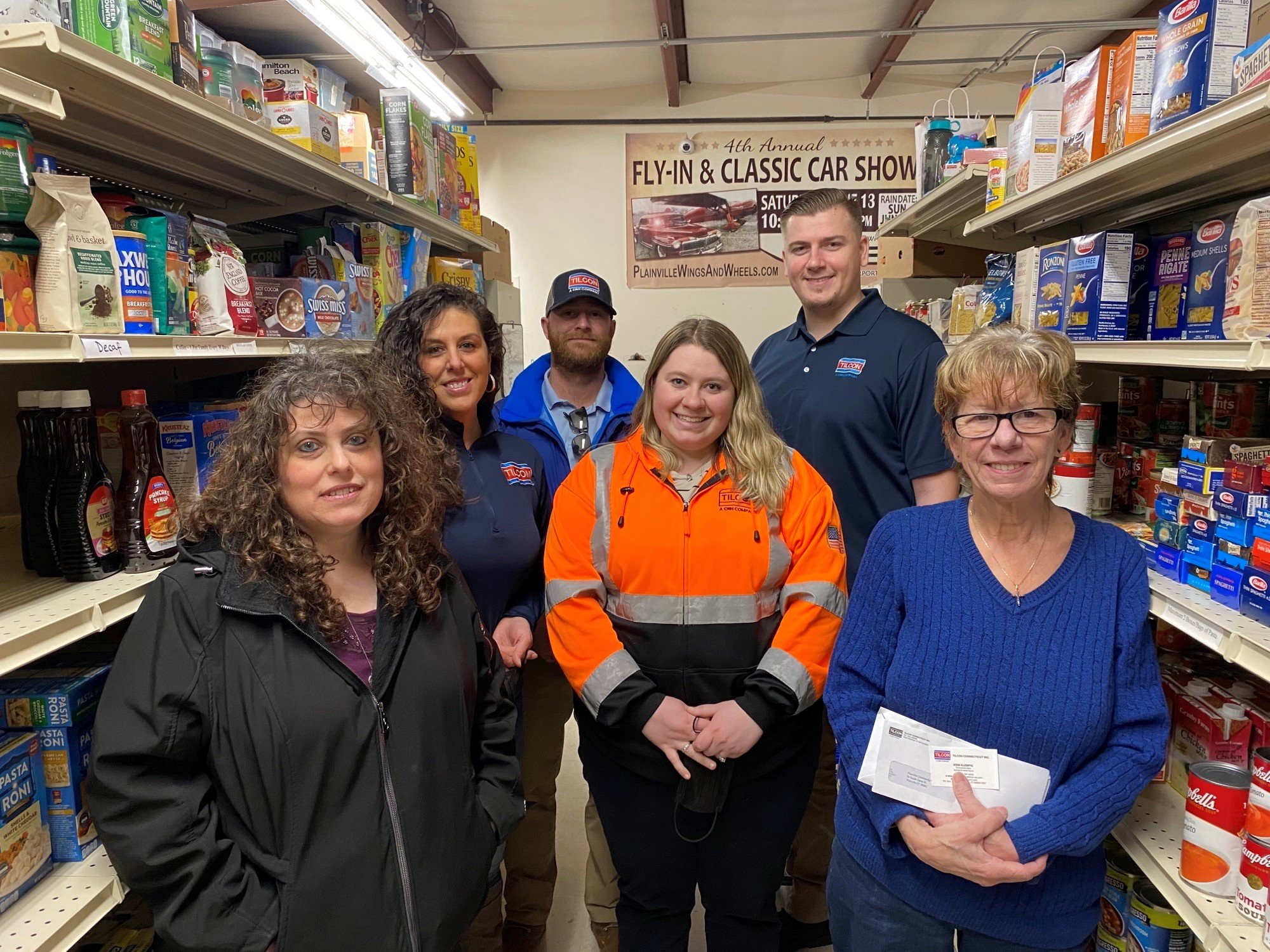 Tilcon Employees Visit the Plainville Community Food Pantry