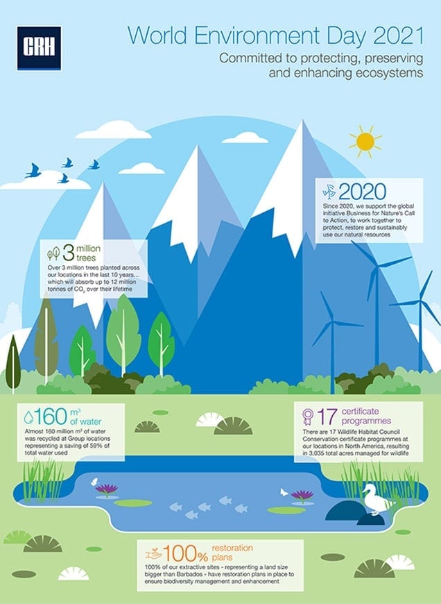 infographic from world environment day 2021