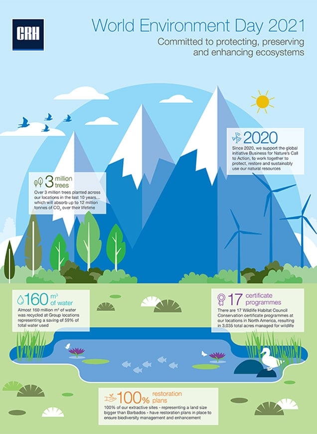 infographic from world environment day 2021